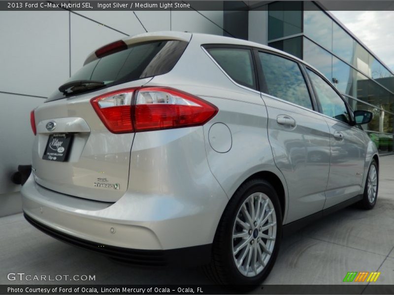 Ingot Silver / Medium Light Stone 2013 Ford C-Max Hybrid SEL