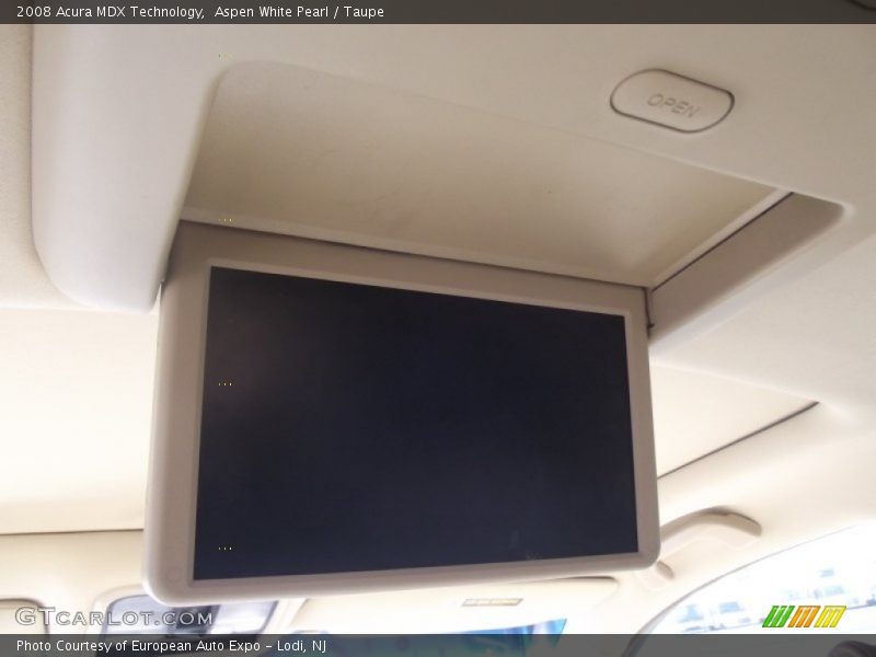 Aspen White Pearl / Taupe 2008 Acura MDX Technology