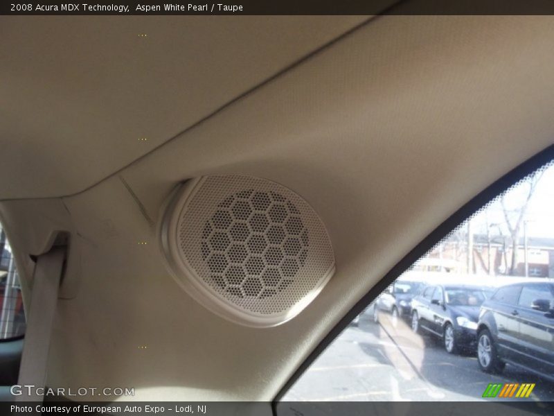 Aspen White Pearl / Taupe 2008 Acura MDX Technology
