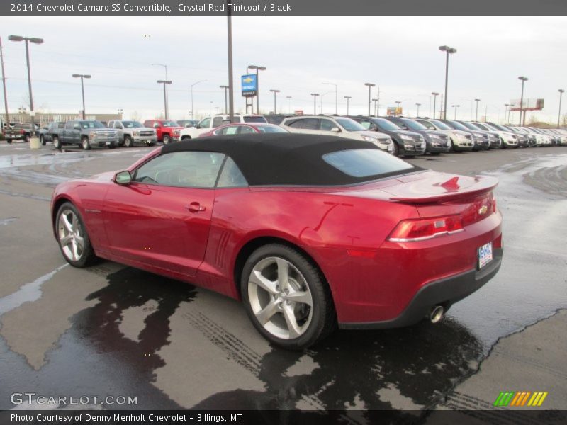 Crystal Red Tintcoat / Black 2014 Chevrolet Camaro SS Convertible