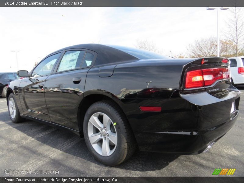 Pitch Black / Black 2014 Dodge Charger SE