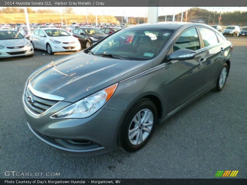 Harbor Gray Metallic / Gray 2014 Hyundai Sonata GLS