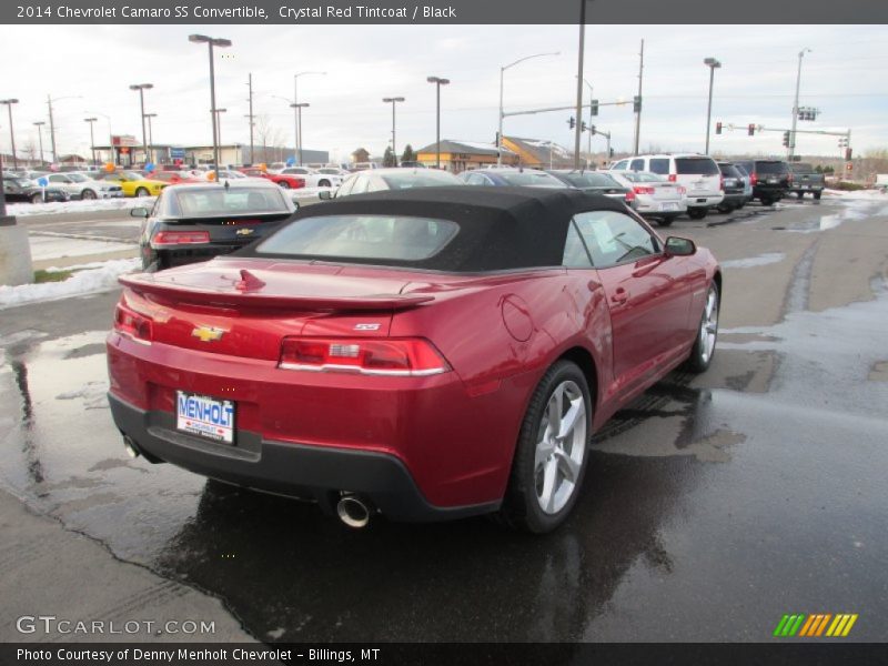 Crystal Red Tintcoat / Black 2014 Chevrolet Camaro SS Convertible