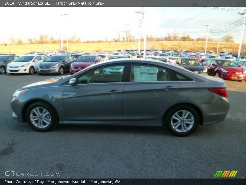 Harbor Gray Metallic / Gray 2014 Hyundai Sonata GLS