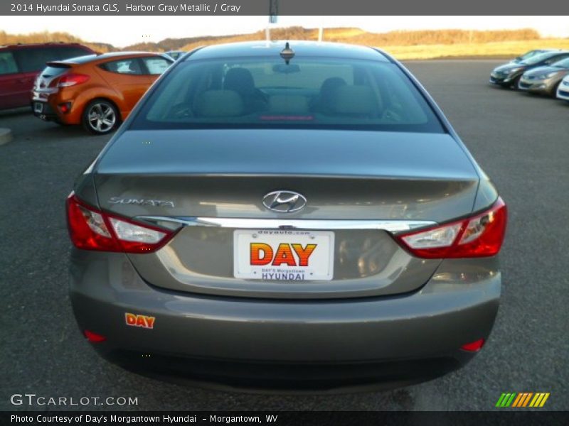 Harbor Gray Metallic / Gray 2014 Hyundai Sonata GLS