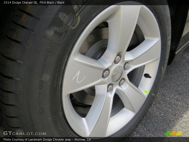 Pitch Black / Black 2014 Dodge Charger SE