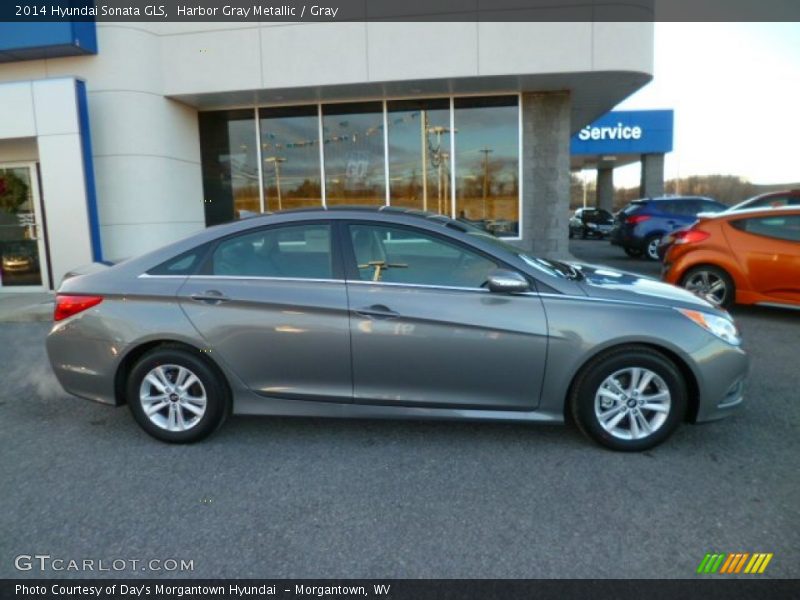 Harbor Gray Metallic / Gray 2014 Hyundai Sonata GLS