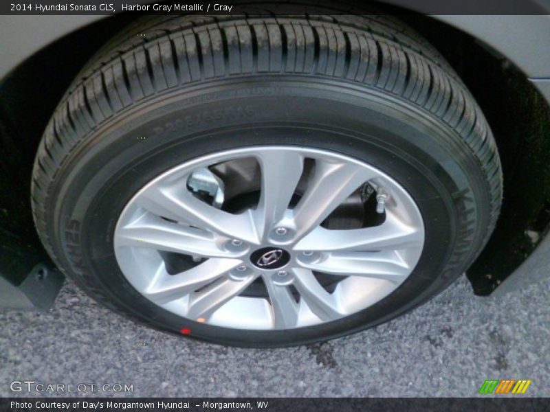 Harbor Gray Metallic / Gray 2014 Hyundai Sonata GLS