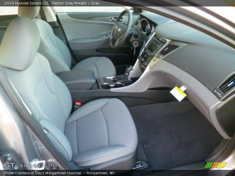 Harbor Gray Metallic / Gray 2014 Hyundai Sonata GLS