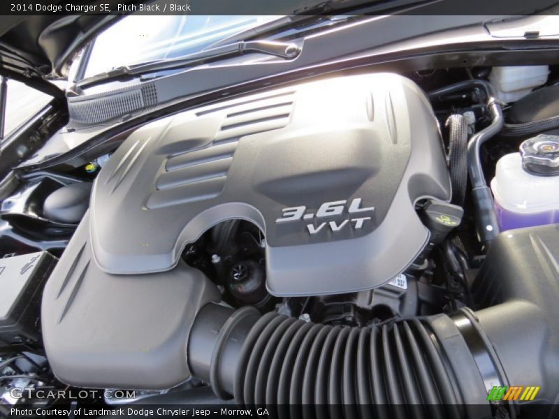 Pitch Black / Black 2014 Dodge Charger SE