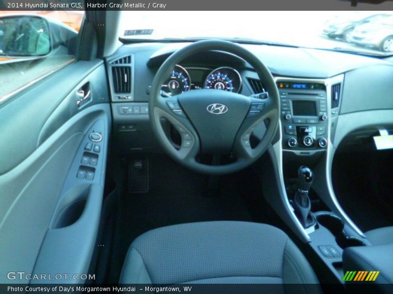 Harbor Gray Metallic / Gray 2014 Hyundai Sonata GLS