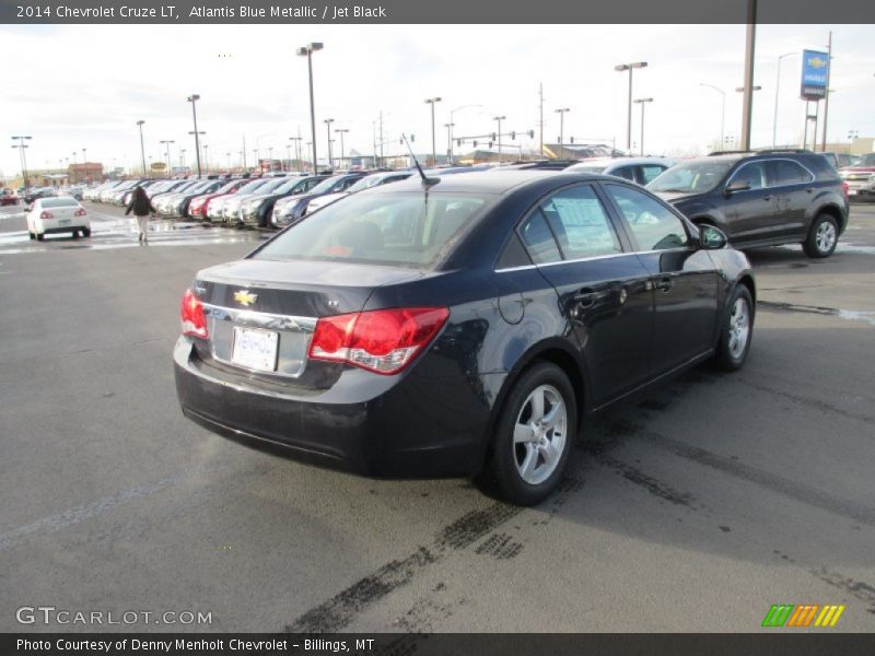 Atlantis Blue Metallic / Jet Black 2014 Chevrolet Cruze LT