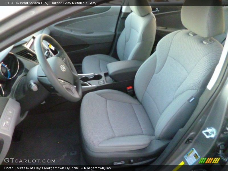 Harbor Gray Metallic / Gray 2014 Hyundai Sonata GLS