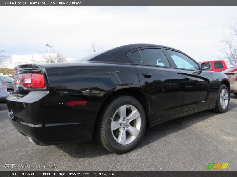 Pitch Black / Black 2014 Dodge Charger SE