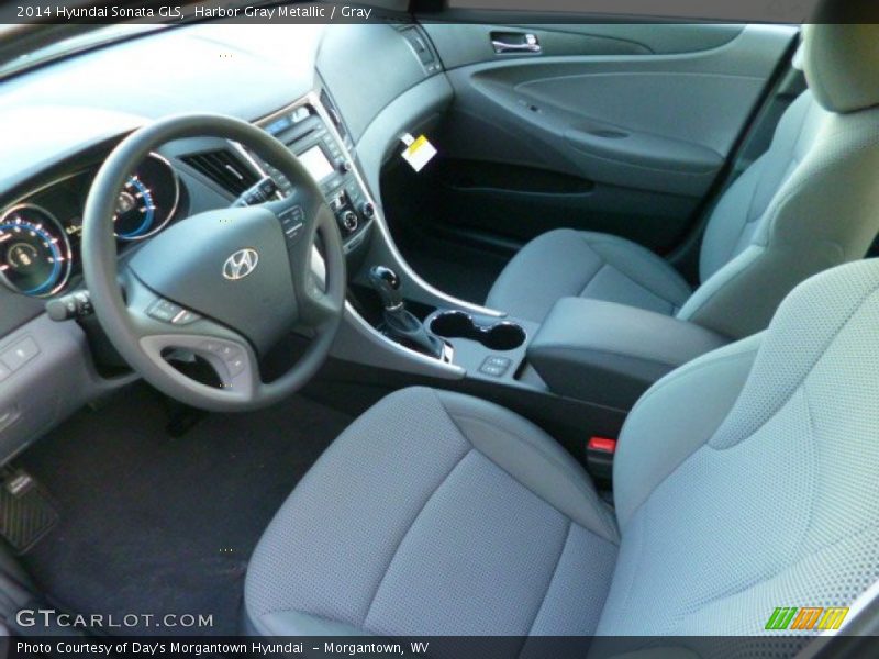 Harbor Gray Metallic / Gray 2014 Hyundai Sonata GLS