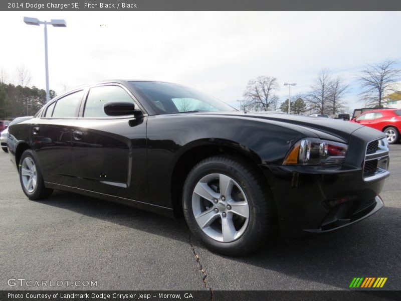Pitch Black / Black 2014 Dodge Charger SE