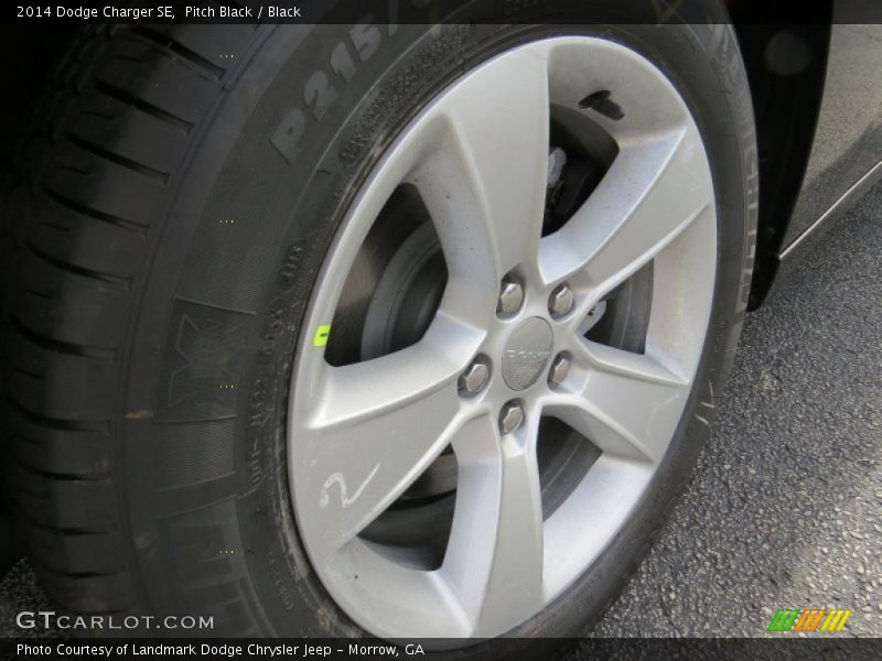 Pitch Black / Black 2014 Dodge Charger SE