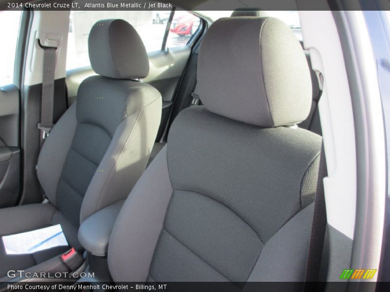 Atlantis Blue Metallic / Jet Black 2014 Chevrolet Cruze LT