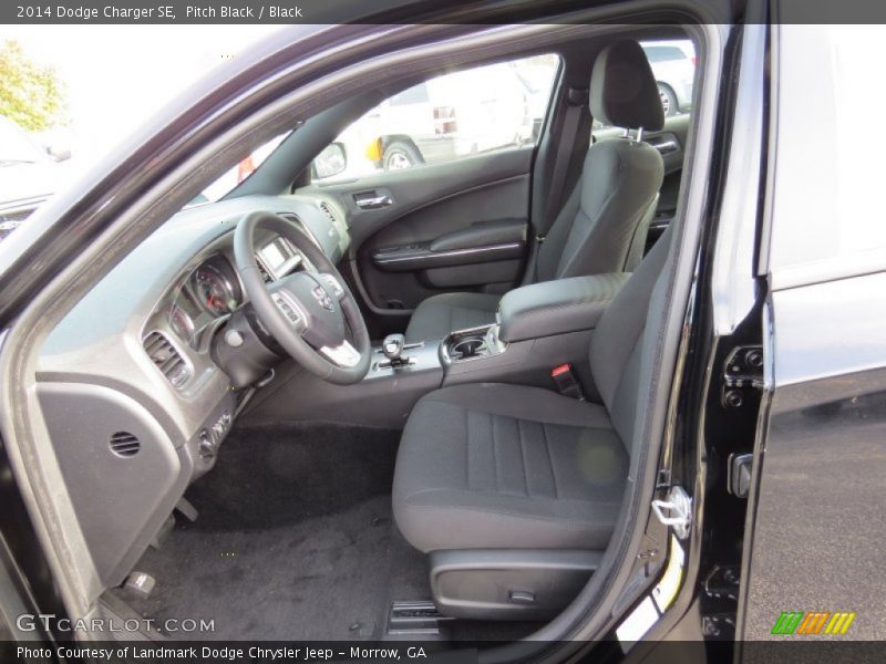 Pitch Black / Black 2014 Dodge Charger SE