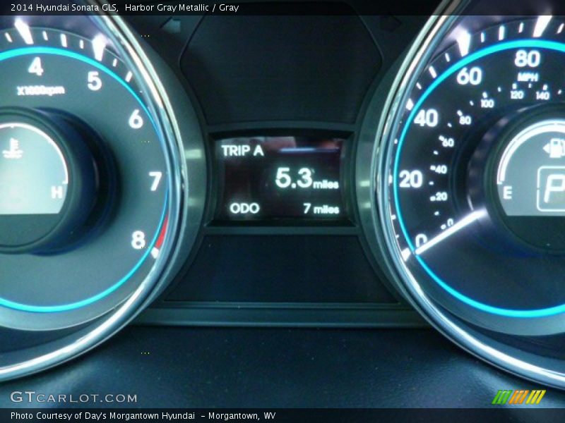 Harbor Gray Metallic / Gray 2014 Hyundai Sonata GLS