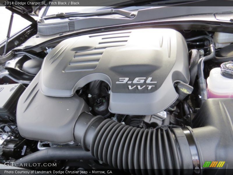 Pitch Black / Black 2014 Dodge Charger SE