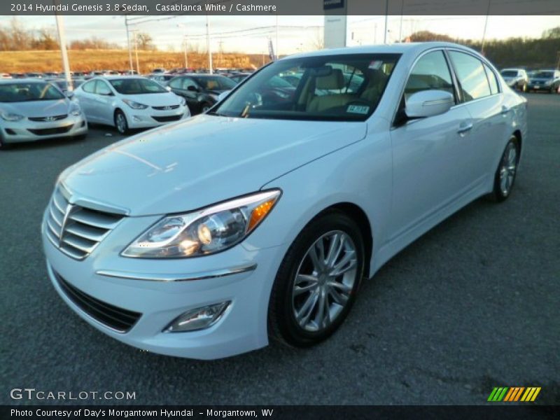 Casablanca White / Cashmere 2014 Hyundai Genesis 3.8 Sedan