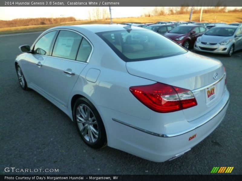 Casablanca White / Cashmere 2014 Hyundai Genesis 3.8 Sedan