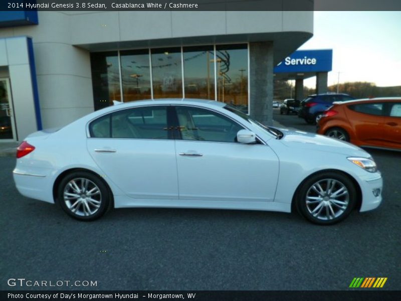 Casablanca White / Cashmere 2014 Hyundai Genesis 3.8 Sedan