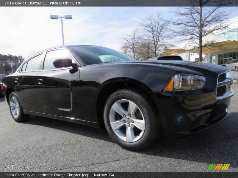 Pitch Black / Black 2014 Dodge Charger SE