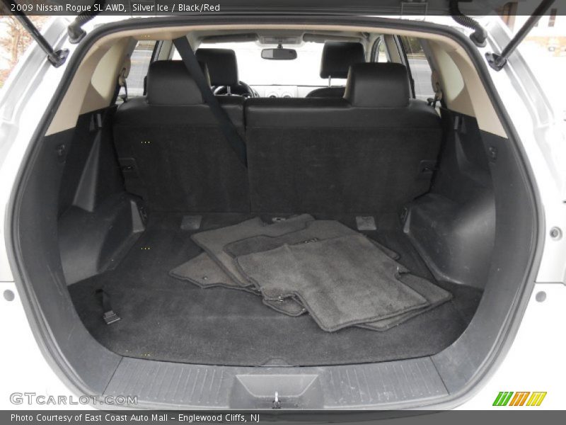 Silver Ice / Black/Red 2009 Nissan Rogue SL AWD
