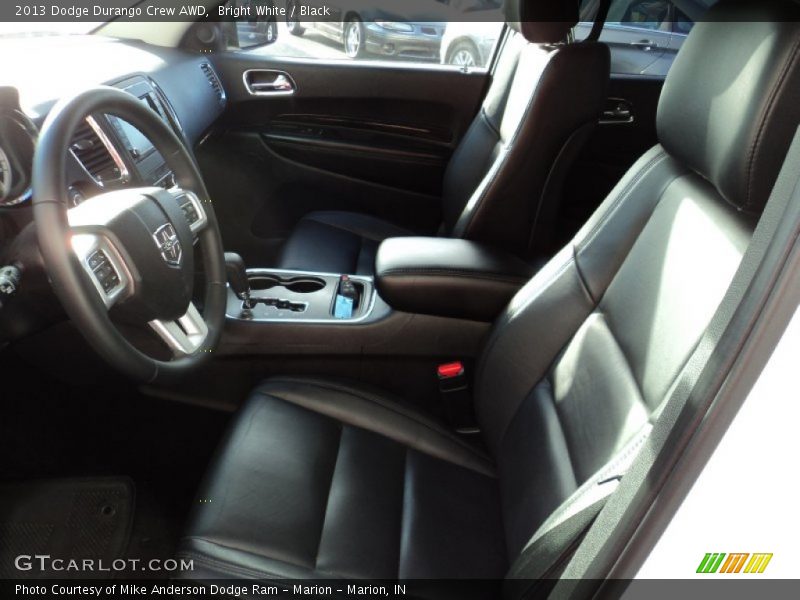 Bright White / Black 2013 Dodge Durango Crew AWD