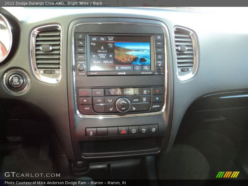 Bright White / Black 2013 Dodge Durango Crew AWD