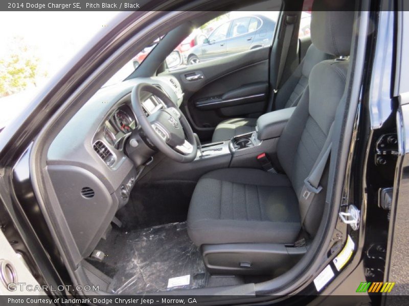 Pitch Black / Black 2014 Dodge Charger SE