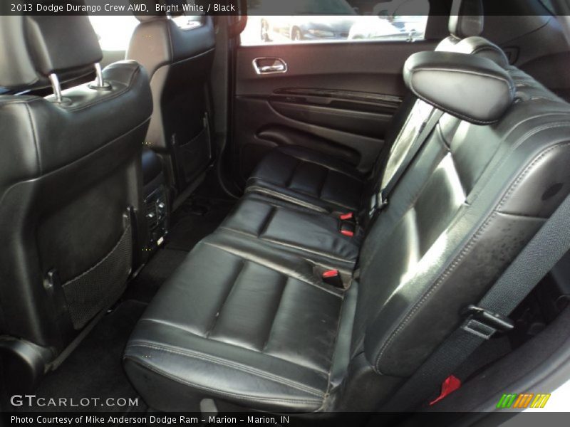 Bright White / Black 2013 Dodge Durango Crew AWD