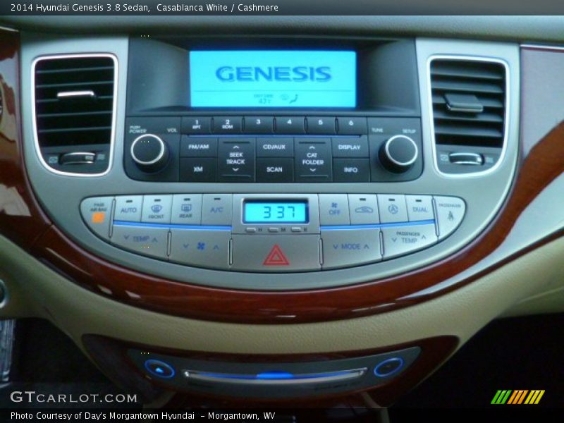 Casablanca White / Cashmere 2014 Hyundai Genesis 3.8 Sedan
