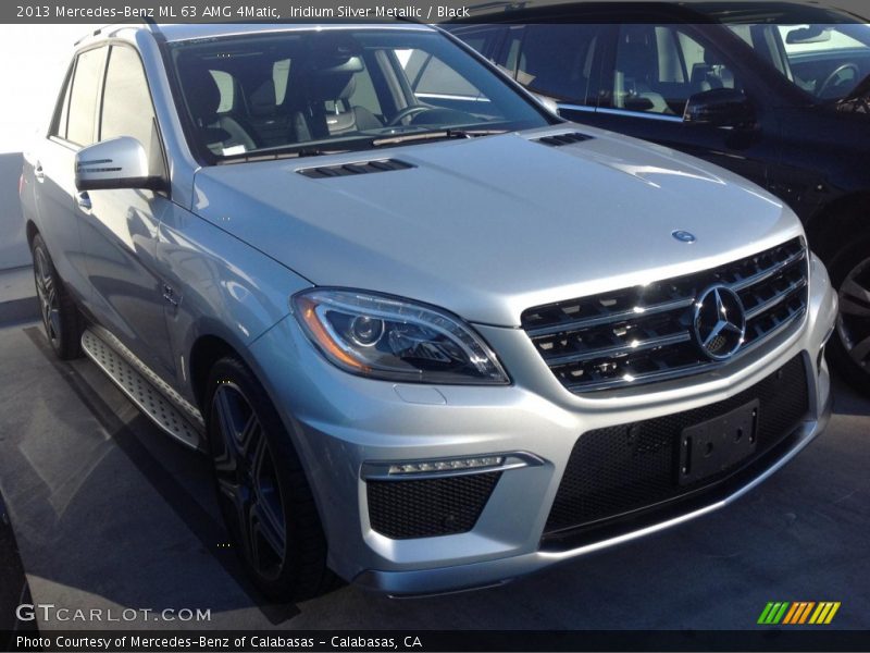 Iridium Silver Metallic / Black 2013 Mercedes-Benz ML 63 AMG 4Matic