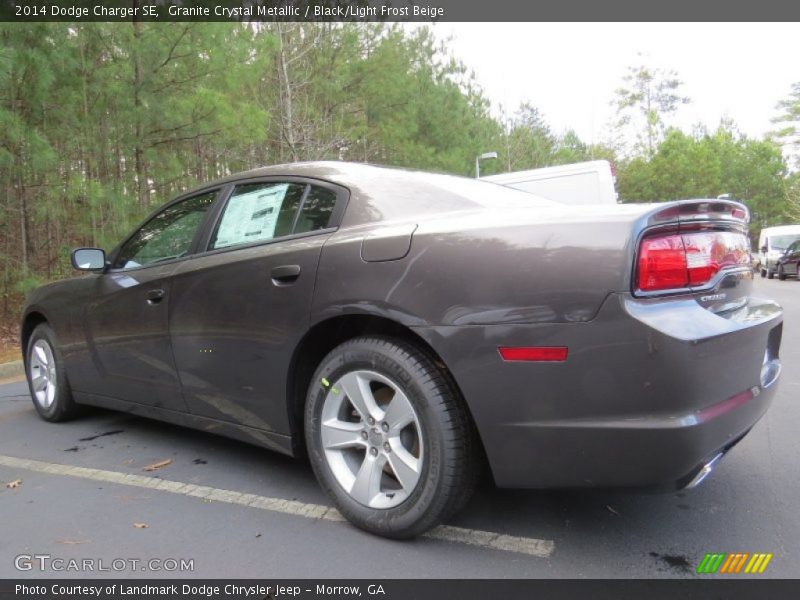 Granite Crystal Metallic / Black/Light Frost Beige 2014 Dodge Charger SE