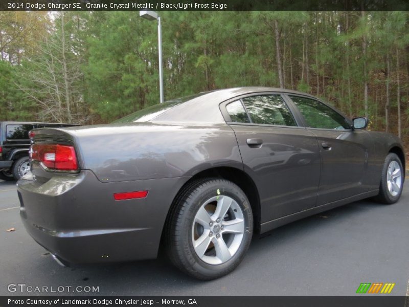 Granite Crystal Metallic / Black/Light Frost Beige 2014 Dodge Charger SE