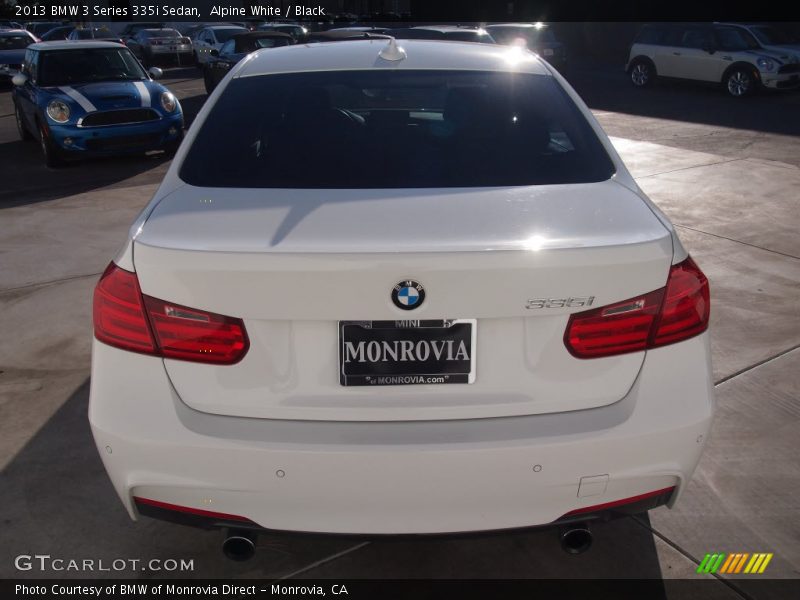 Alpine White / Black 2013 BMW 3 Series 335i Sedan