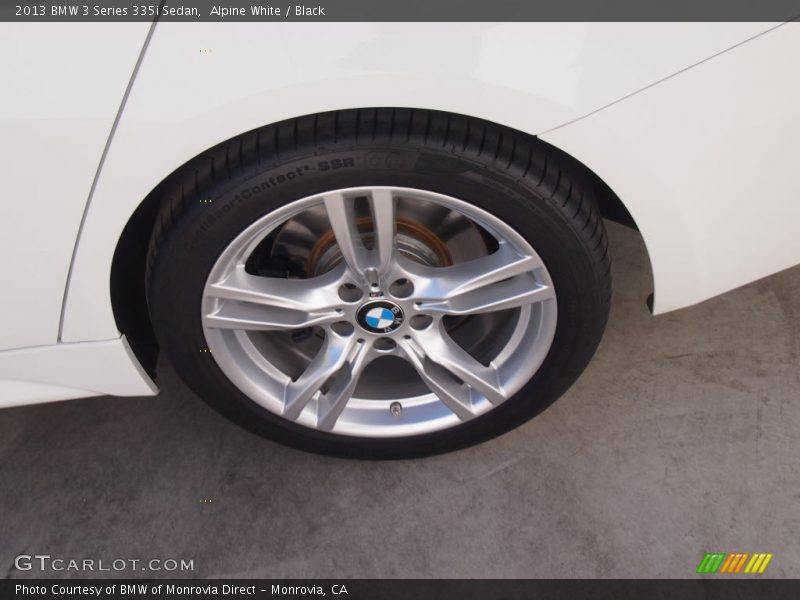 Alpine White / Black 2013 BMW 3 Series 335i Sedan