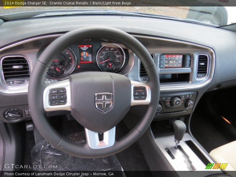 Granite Crystal Metallic / Black/Light Frost Beige 2014 Dodge Charger SE