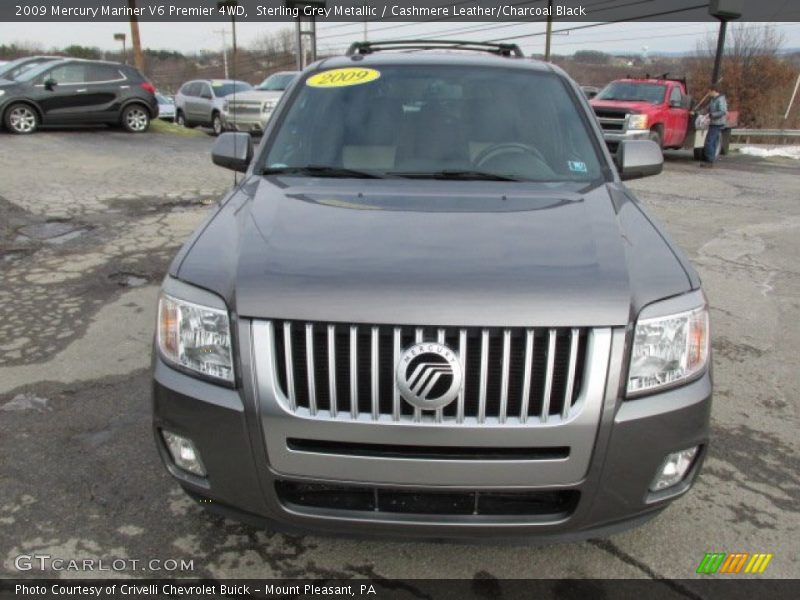 Sterling Grey Metallic / Cashmere Leather/Charcoal Black 2009 Mercury Mariner V6 Premier 4WD