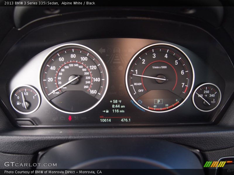 Alpine White / Black 2013 BMW 3 Series 335i Sedan