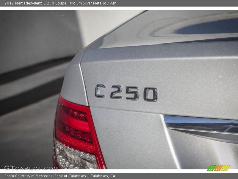 Iridium Silver Metallic / Ash 2012 Mercedes-Benz C 250 Coupe