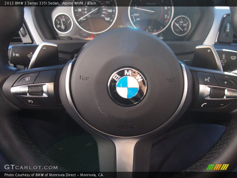 Alpine White / Black 2013 BMW 3 Series 335i Sedan