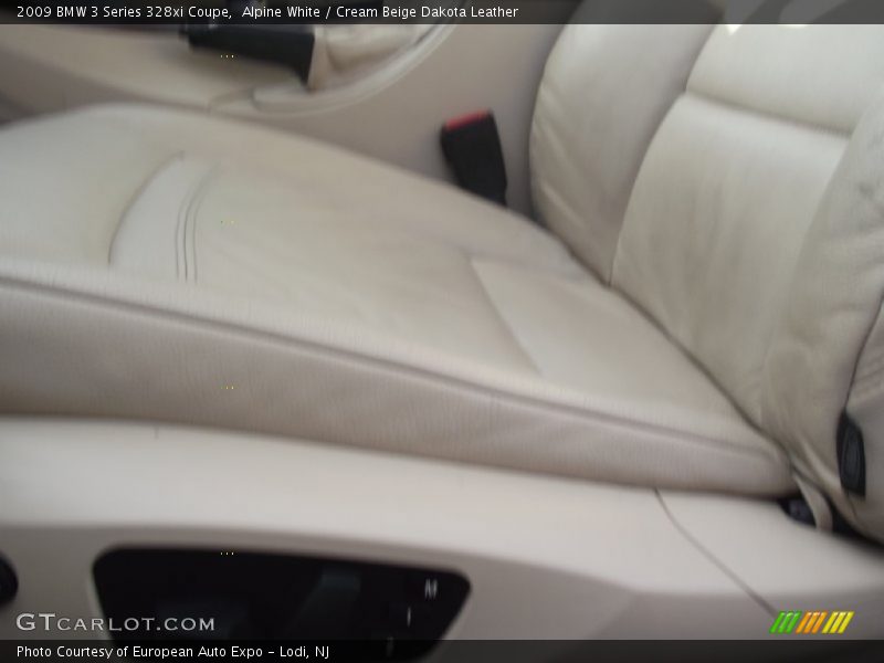 Alpine White / Cream Beige Dakota Leather 2009 BMW 3 Series 328xi Coupe