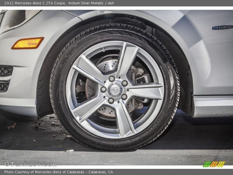 Iridium Silver Metallic / Ash 2012 Mercedes-Benz C 250 Coupe