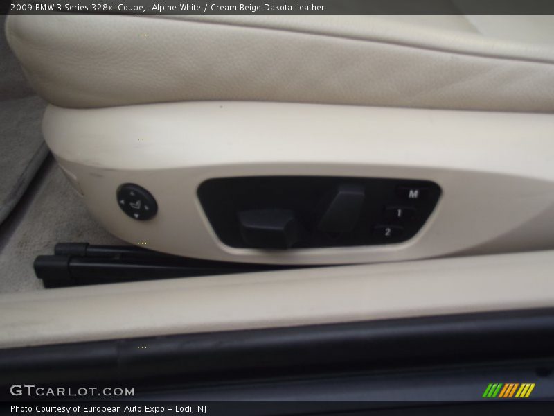 Alpine White / Cream Beige Dakota Leather 2009 BMW 3 Series 328xi Coupe