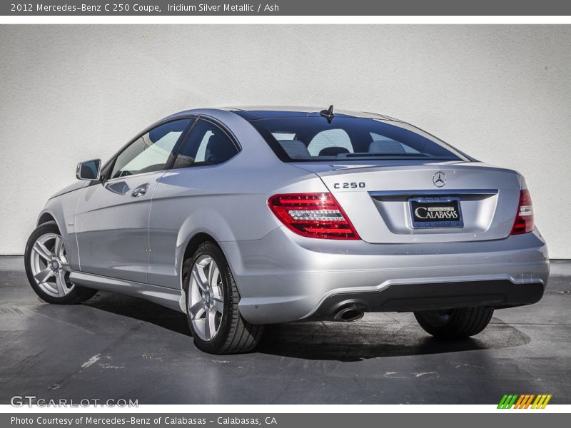 Iridium Silver Metallic / Ash 2012 Mercedes-Benz C 250 Coupe