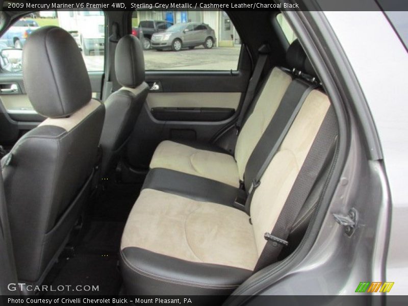 Sterling Grey Metallic / Cashmere Leather/Charcoal Black 2009 Mercury Mariner V6 Premier 4WD